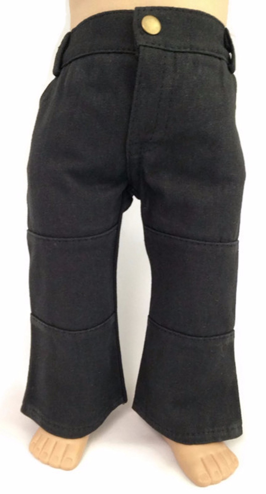 Black Pants with Pockets Clothes for 18 inch Girl Boy Dolls 