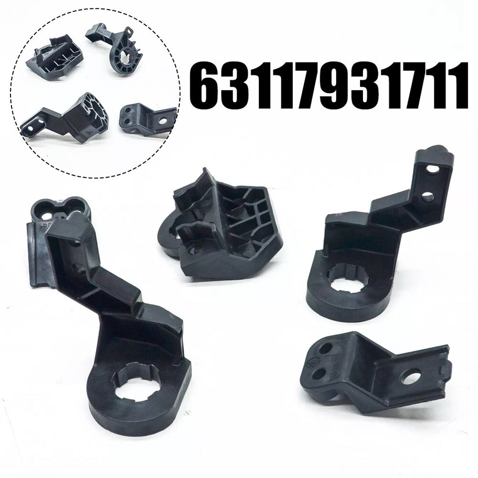 Headlight Bracket Repair Kit For BMW For X3 For X4 2018 2021 ABS Black
