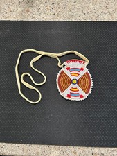 FULLY BEADED MEDICINE BAG