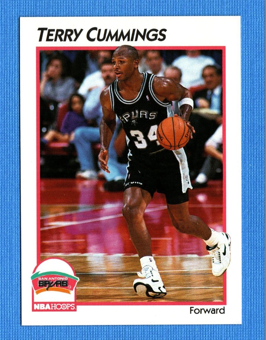 1991-92 NBA Hoops McDonald's #39 Terry Cummings Spurs