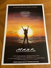 * PETER BOGDANOVICH * signed 12x18 poster * MASK * PROOF * 1