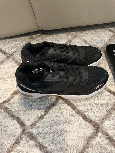 Support Orthopedic Black Walking Shoes 