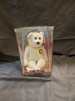 TY 2003 COLOR ME BEANIE SEALED KIT BEANIE BABY -MINT TAGS Orange Ribbon