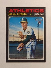 2020 Topps Heritage Jesus Luzardo RC Auto Real One Auto Rookie Card #ROA-JL