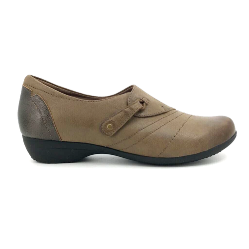 Dansko Franny Damen-Profischuhe brauner Lederschnalle Absatz 9,5-10 40