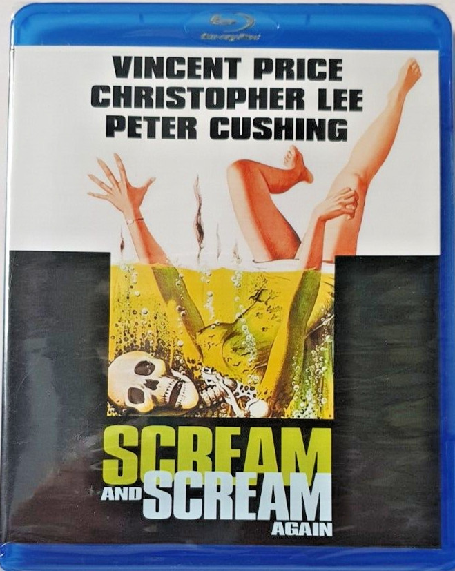 Scream and Scream Again (1969)-Vincent Price. Reg A MGM Blu Ray. New And Sealed