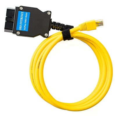 OBD Ethernet Interface Kabel Codierung Diagnose RJ45 passt für BMW F ESYS ENET 