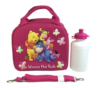 water bottle lunch box with shoulder strap