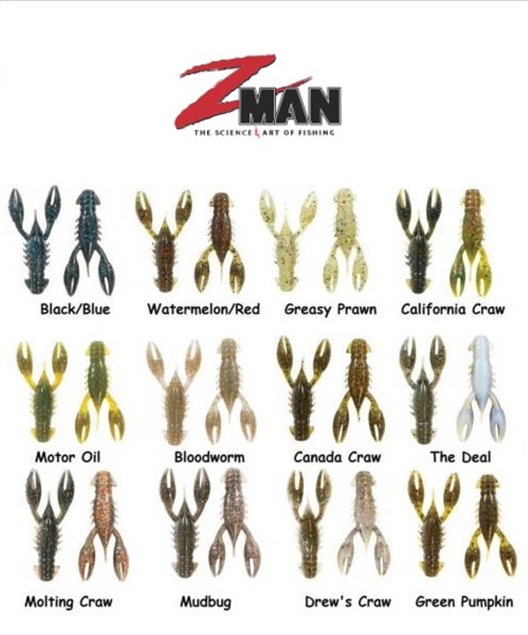 Z Man TRD CrawZ Ned Rig Creature 2-1/2