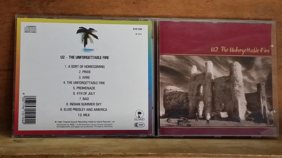 U2 • THE UNFORGETTABLE FIRE CD - Bild 2 von 4