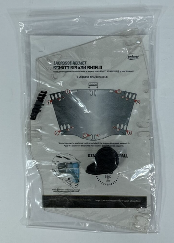 3er Pack - Schutt Lacrosse Spritzschilde - 3 pro Packung - Bild 2 von 6