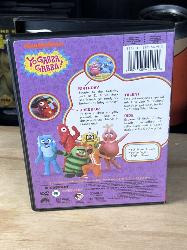 Nickelodeon Yo Gabba Gabba Birthday Boogie DVD (2010) Tested