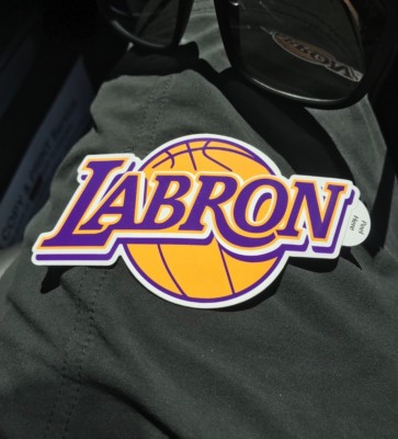 LAbron Sticker Lakers Lebron Jame new high qual 4 in wide NBA limited edition