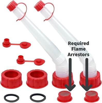 3X Replacement Gas Can Spout Nozzle Vent Kit For Plastic Gas - TikTok