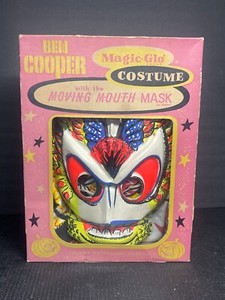 Vintage 1960’s Ben Cooper Halloween Costume Spooky Bird Man Monster Magic Glo