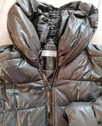 Steppjacke heine Glanznylon shiny Puffer Jack Anorak Skijacke Schalkragen Gr. 44 - Bild 5 von 7