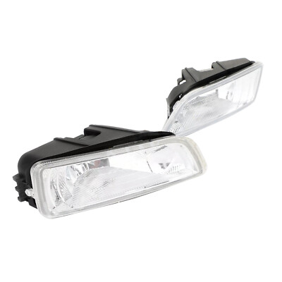 Pair Of Front Bumper Fog Lights H11 Kit – For 2003-2007 Honda Accord & Acura, 55W, Black Housing