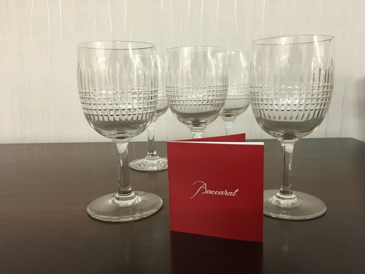 6 verres à eau / vin cristal Baccarat modèle Nancy | Selency
