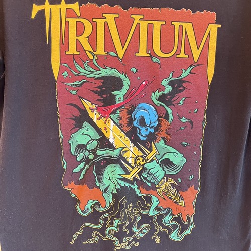 Trivium Warrior Tour T-Shirt Size Small Metal Band Tee 100% Cotton - Picture 2 of 5