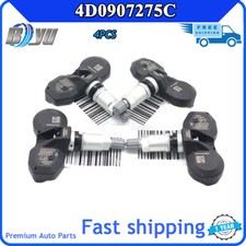 4PCS TPMS Tire Pressure Sensor 433MHz For Audi A8 Volkswagen Phaeton 4D0907275C
