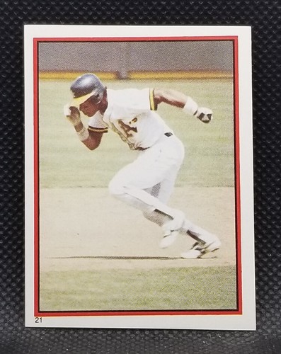 Rickey Henderson 1983 Topps Aufkleber #21