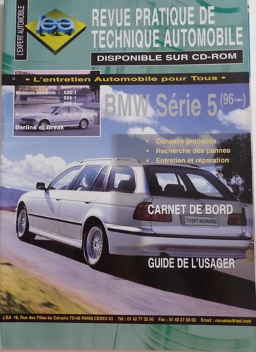 revue technique automobile RTA neuve BMW série 5 de type E39 depuis 12/ ...