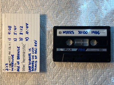 David Myers - 7X7 + 4 US private cassette ambient Arcane Device TESTED ...