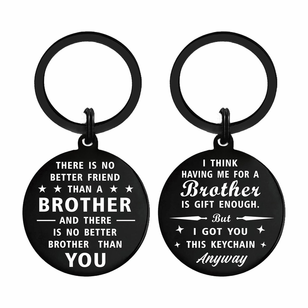 Funny Brother Keychain Gift from Brother Unique Funny Gift Idea