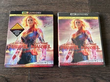 Captain Marvel (4K UltraHD + Blu-ray + Digital Code) NEW SEALED w/ Slipcover