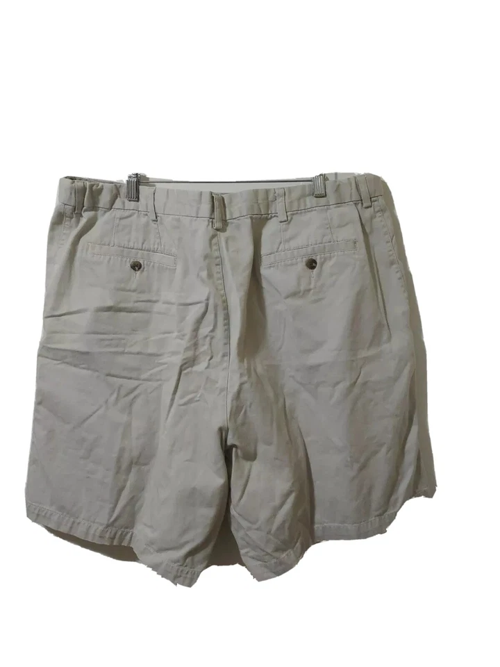 Pantalones Cortos Farah Para Hombre 44 Beige Caqui Bolsillos con Cremallera Algodón Frente Plano Pesca Foto 2 de 4