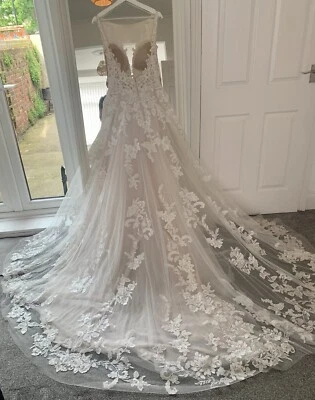 justin alexander wedding dress size US 12 - Image 1 of 4