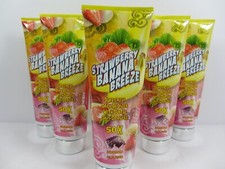 6 PACK - FIESTA SUN STRAWBERRY BANANA BREEZE 50X BRONZER TANNING LOTION
