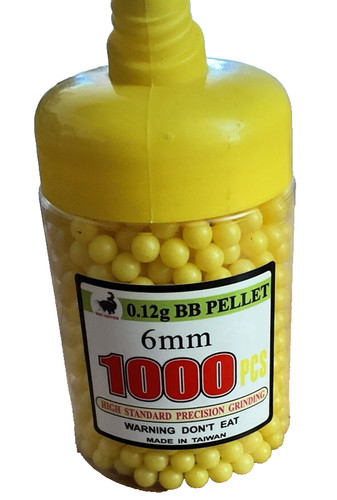 Plastic BB Gun Pellets Bullets Hou Shiueh 0.12g 6mm Pellets High Standard