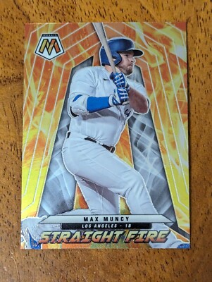 2022 Mosaic Baseball Straight Fire #SF-10 Max Muncy - Los Angeles Dodgers