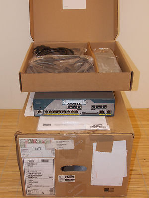 Cisco C1861E-SRST-F/K9 1861 8-user SRST or CME 4FXS 4FXO 8x POE Router OVP