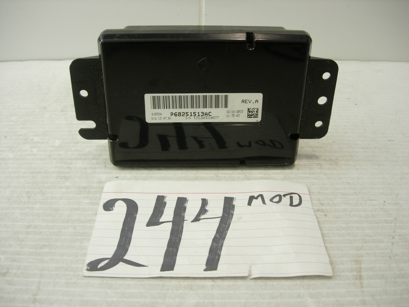 2016 2017 Jeep Grand Cherokee A/C Control Module Computer #244-MOD 