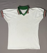 Vintage Soccer Jersey Blokecore Football Shirt Men’s XL White Red Green Collar