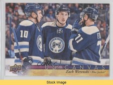 2017-18 Upper Deck UD Canvas Zach Werenski #C24 READ z6b