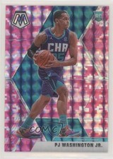 2019-20 Panini Mosaic Rookies Pink Camo Prizm PJ Washington Jr #213 00q8