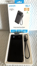 Anker - Power Bank / Portable Charger 10,000mAh w/ Digital Display -Black USED 
