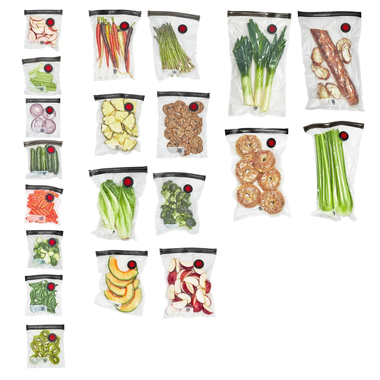 20 Pack BPA Free Vacuum Sealer Bags for Meal Prep Snacks Sous Vide Storage
Opens in a new window or