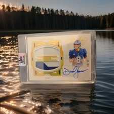 2022 Flawless Daniel Jones 02/25 Dual Patch 2 Color  On Card Auto RARE SEALED