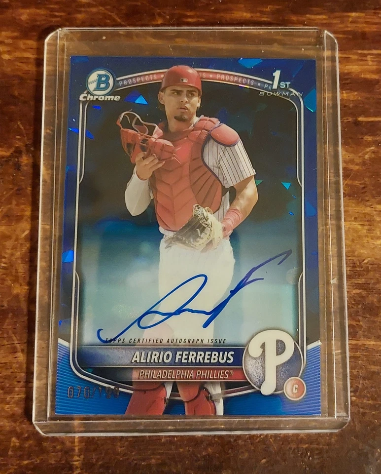 25 Bowman Alirio Ferrebus Gold /50, Sapphire Auto, Refractor Auto, See Desc!!!!! - Image 2 of 4