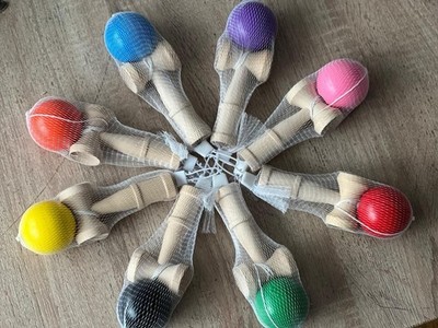 Philos 3802 - Kendama, Holz FSC 100%, Geschicklichkeitsspiel