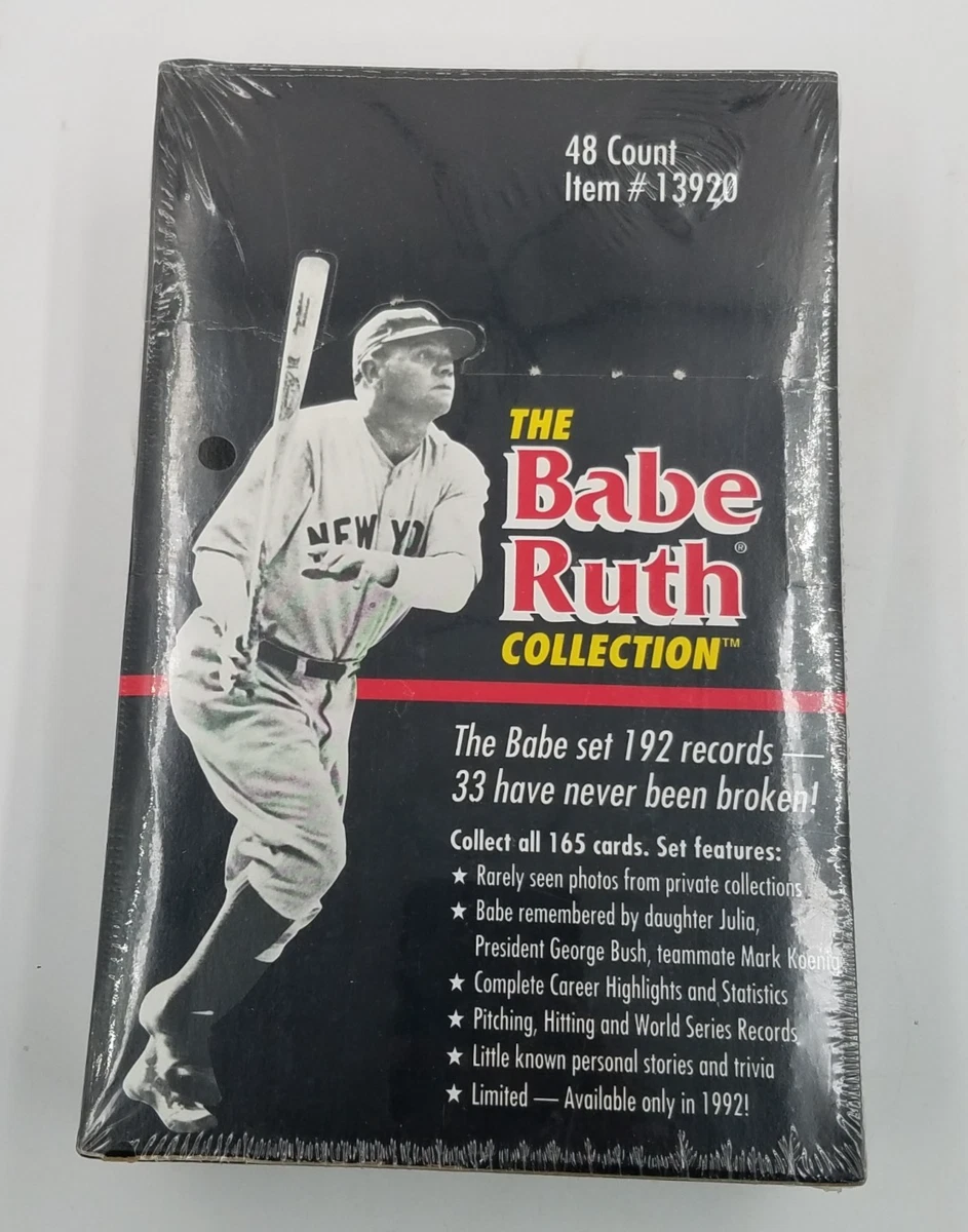 Babe Ruth 1992 Season Baseball Sports Trading Cards & Accessories for sale  | eBay