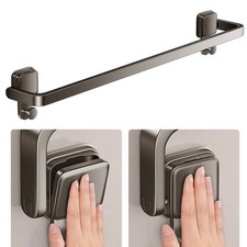50/70CM Strong Suction Cup Towel Rack Single Towel Pole Wall Mounted Bathroom UK