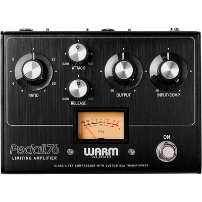 Warm Audio Pedal76 All-Analog Transformer-Balanced FET Compressor Pedal Crbn