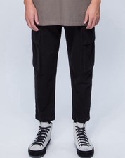 Helmut Lang Cropped Cargo Jeans Men  s Size 30 Black 425.00 EUC