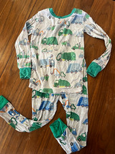 Little Sleepies 2T Bamboo 2-Piece Long Sleeve Pajama Set Vehicles Trucks Print