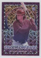 2021 Panini Chronicles Overdrive Purple Velocity Prizm Mickey Moniak #10 0hk3
